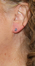 Load image into Gallery viewer, Oval Sapphire Studs