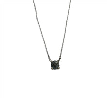 Load image into Gallery viewer, Montana Blue Sapphire Necklace in White Gold
