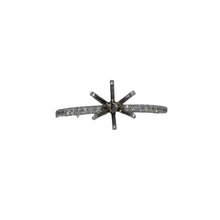 Load image into Gallery viewer, Six-prong semi-mount with accented band engagement ring