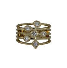 Load image into Gallery viewer, Fashionable Allison Kaufman Yellow Gold Ring