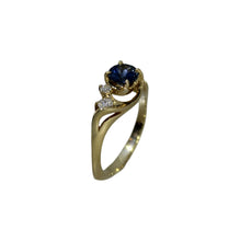 Load image into Gallery viewer, Oceana Blue Sapphire Ring