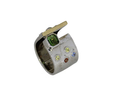 Load image into Gallery viewer, Eclectic Tourmaline Modern Ring