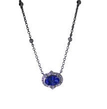 Load image into Gallery viewer, Gorgeous Blue Sapphire Necklace