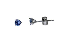 Load image into Gallery viewer, YOGO Blue Sapphire Studs