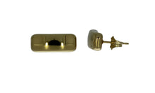 Load image into Gallery viewer, Curved Rectangle Post Earrings