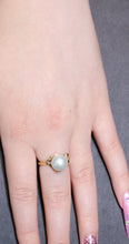 Load image into Gallery viewer, White Pearl in Custom Olufson Designs Ring