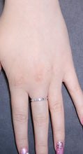 Load image into Gallery viewer, East-West Emerald Cut Diamond Band in 18K White Gold