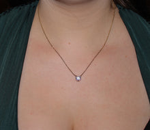 Load image into Gallery viewer, Diamond Solitaire Necklace