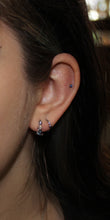 Load image into Gallery viewer, Blue Diamond Nose Stud