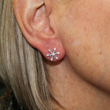 Load image into Gallery viewer, Snowflake Stud Earrings