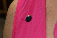 Load image into Gallery viewer, Azurite and Malachite Brooch