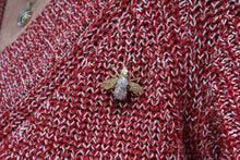 Load image into Gallery viewer, Diamond Bee Brooch
