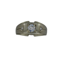 Load image into Gallery viewer, White Gold Diamond Men's Ring