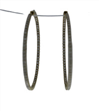 Load image into Gallery viewer, Extra Large Inside-Out Hoop Earrings
