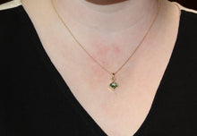 Load image into Gallery viewer, Custom Mint Green Ombre Tourmaline Pendant