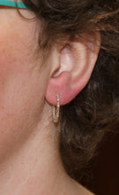 Load image into Gallery viewer, Diamond Inside-Out Hoops