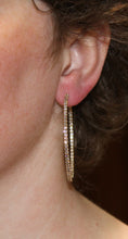 Load image into Gallery viewer, Extra Large Inside-Out Hoop Earrings