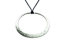 Load image into Gallery viewer, Toby Pomeroy 55 mm Sterling Silver Eclipse Pendant