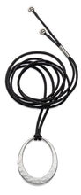 Load image into Gallery viewer, Toby Pomeroy 40 mm Sterling Silver Oval Eclipse Pendant
