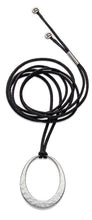 Load image into Gallery viewer, Toby Pomeroy 34 mm Sterling Silver Oval Eclipse Pendant