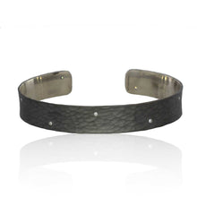 Load image into Gallery viewer, Toby Pomeroy Diamond Silver Cuff