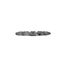 Load image into Gallery viewer, East-West Emerald Cut Diamond Band in 18K White Gold