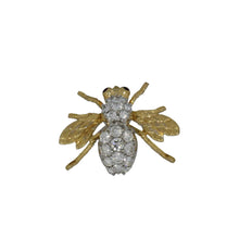 Load image into Gallery viewer, Diamond Bee Brooch