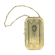 Load image into Gallery viewer, Ladies Near Antique Gold Compact