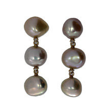 Load image into Gallery viewer, Lustrous Blush Pink Pearl Dangles