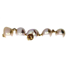 Load image into Gallery viewer, Lustrous Blush Pink Pearl Dangles