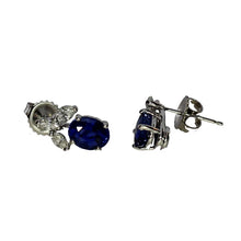 Load image into Gallery viewer, Blue Sapphire Lover Earrings