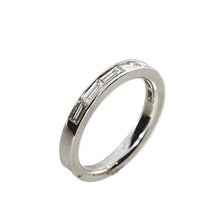 Load image into Gallery viewer, East-West Baguette Diamond Band in 14K White Gold