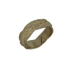 Load image into Gallery viewer, Men’s Braided Band in 14K Recycled Yellow Gold – Olufson Designs