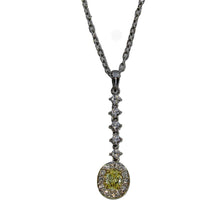 Load image into Gallery viewer, Yellow and "White" Diamond Pendant