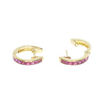 Load image into Gallery viewer, Ruby Hoops