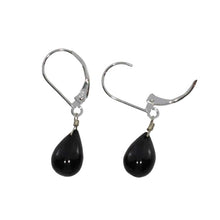 Load image into Gallery viewer, Black Spinel Teardrop Dangles