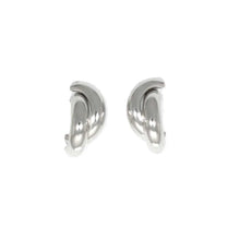 Load image into Gallery viewer, Half Hoops in White Gold