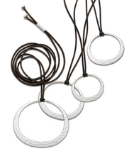 Load image into Gallery viewer, Toby Pomeroy 32 mm Sterling Silver Eclipse Pendant
