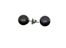 Load image into Gallery viewer, Black Pearl Studs