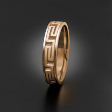 Load image into Gallery viewer, Studio 311 Narrow Greek Key Wedding Band