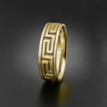 Load image into Gallery viewer, Studio 311 Wide Greek Key Wedding Band