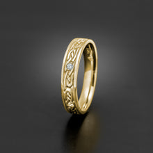 Load image into Gallery viewer, Studio 311 Narrow Infinity Knot With Gemstones Wedding Band