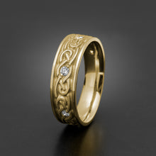 Load image into Gallery viewer, Studio 311 Medium Infinity Knot With Gemstones Wedding Band