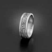 Load image into Gallery viewer, Studio 311 Narrow Self-Bordered Starry Night Wedding Band