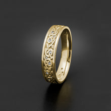 Load image into Gallery viewer, Studio 311 Narrow Celtic Hearts With Gemstones Wedding Band

