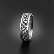 Load image into Gallery viewer, Studio 311 Wide Water Lilies Wedding Band