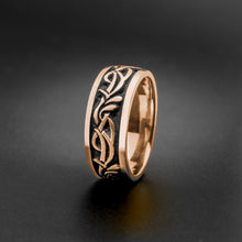 Load image into Gallery viewer, Studio 311 Wide Paradise Flower Wedding Band