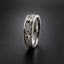 Load image into Gallery viewer, Studio 311 Narrow Cherry Blossom Wedding Band