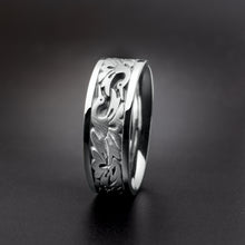 Load image into Gallery viewer, Studio 311 Wide Cranes Wedding Band