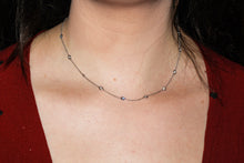 Load image into Gallery viewer, Diamond Station Necklace